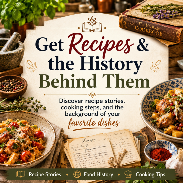 Get Recipes and the History and back around of the rescipes stores