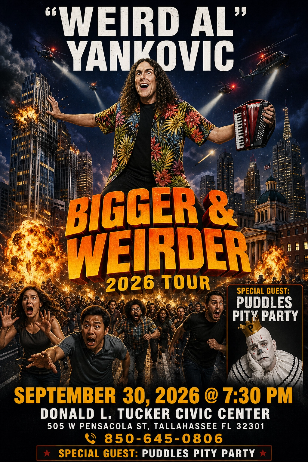 Weird Al” Yankovic: Bigger & Weirder 2026 Tour