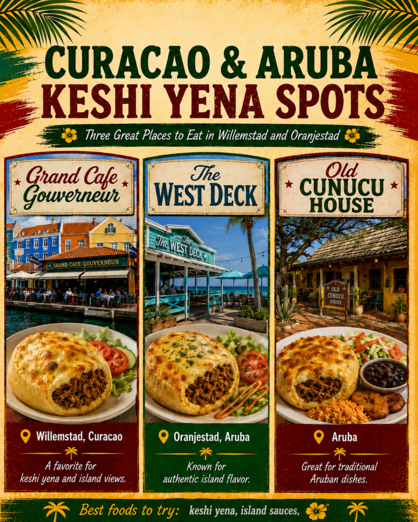 Curaco-and-Aruba-Keshi-Yena-Spots-Three-Great-Place-to-eat-in-Willemstand-Oranjestad.