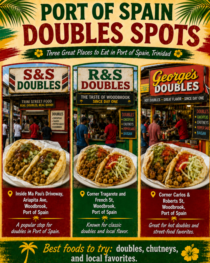 Port of Spain Doubles Spot Three Great Place to Eat in the Port of Spain Trinidad