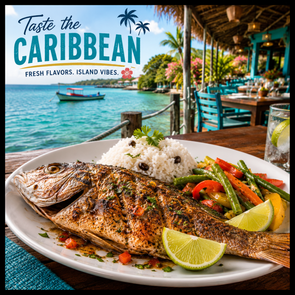 Taste The CaribbeanFresh Favor Island Vibes